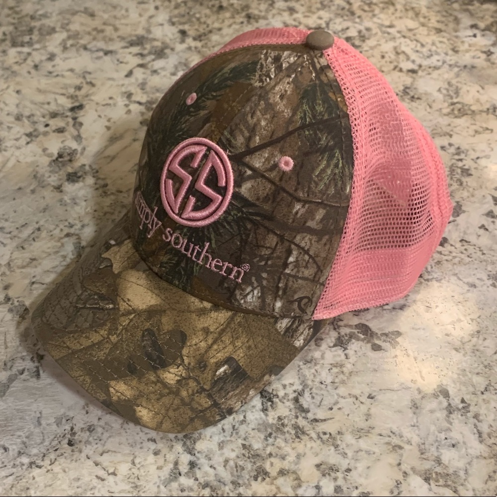 Simply southern camouflage ball cap hat